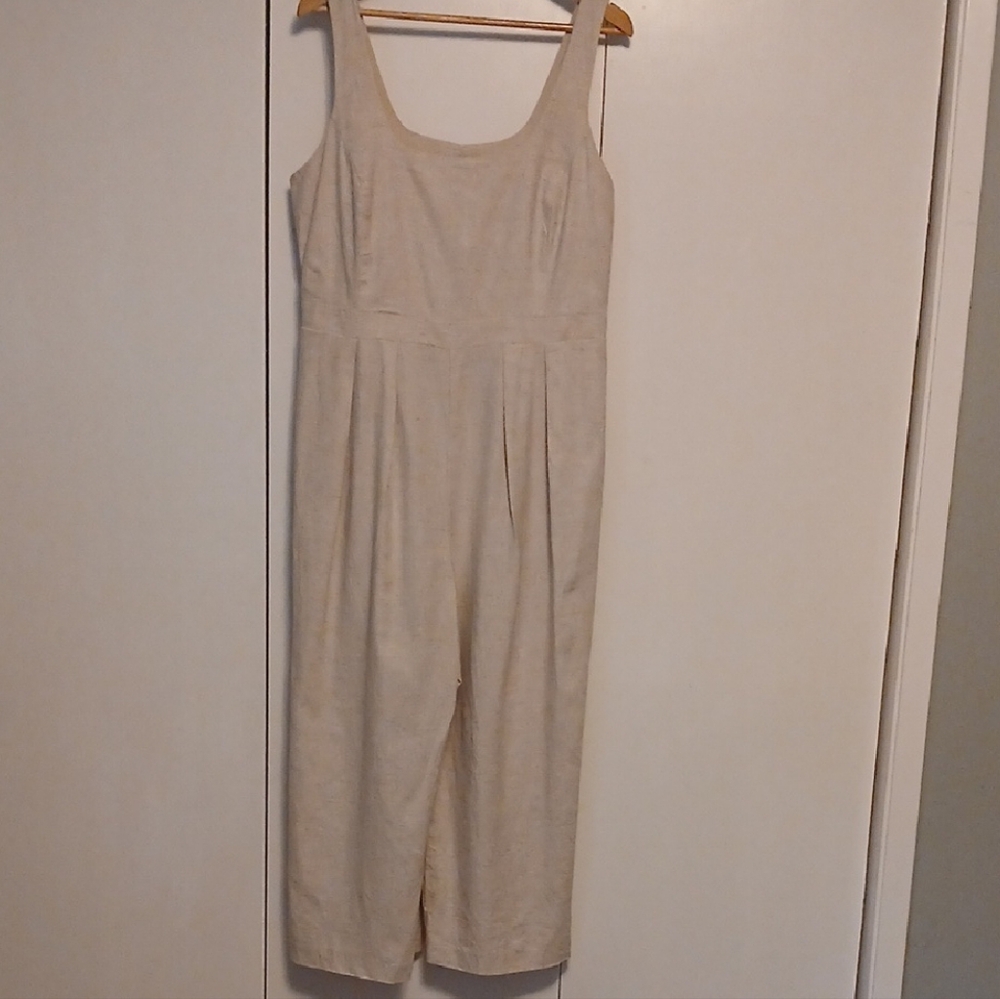 Banana Republuc Cream Jumpsuit